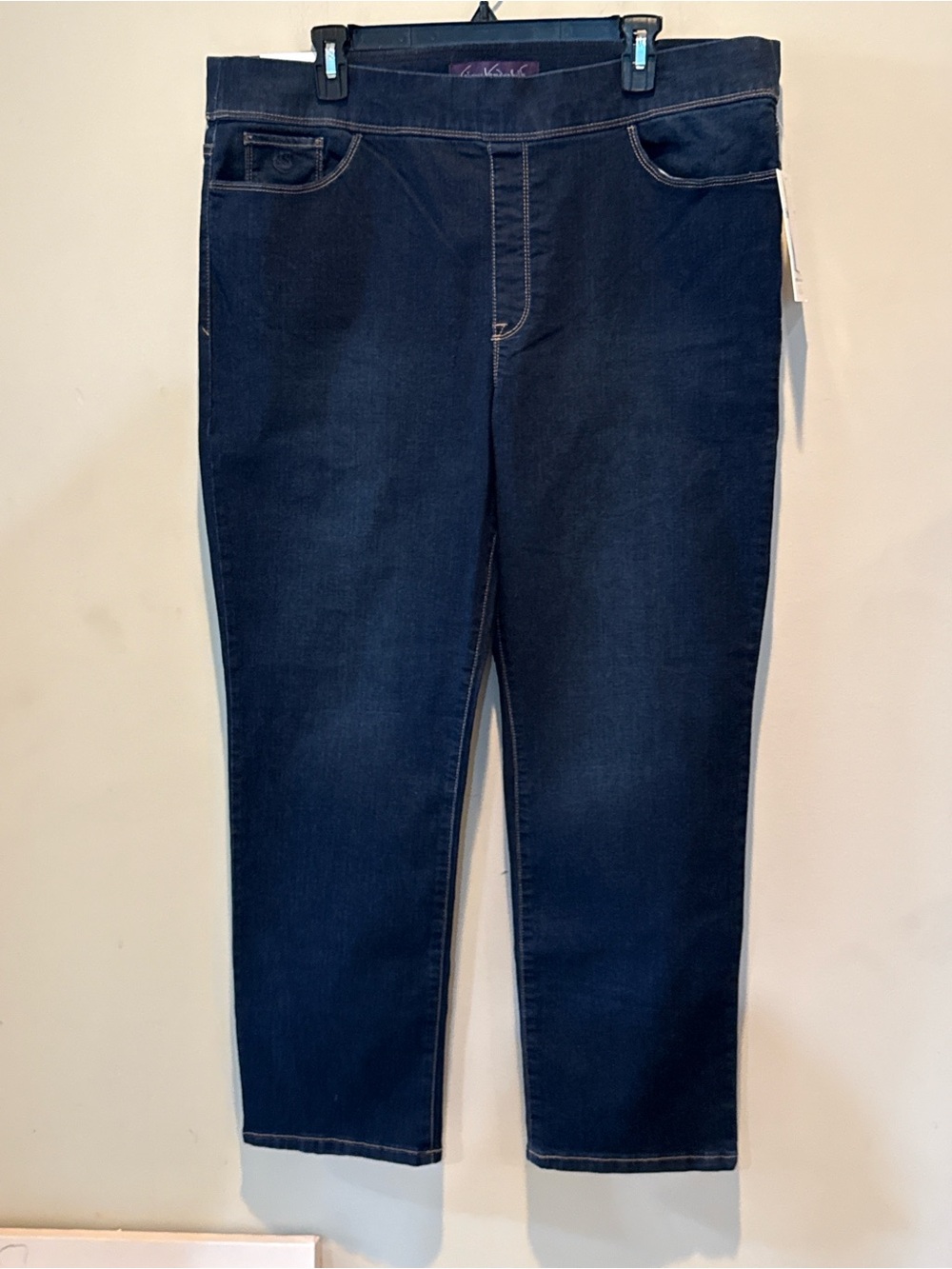 Gloria Vanderbilt Dark Indigo Ankle Jeans